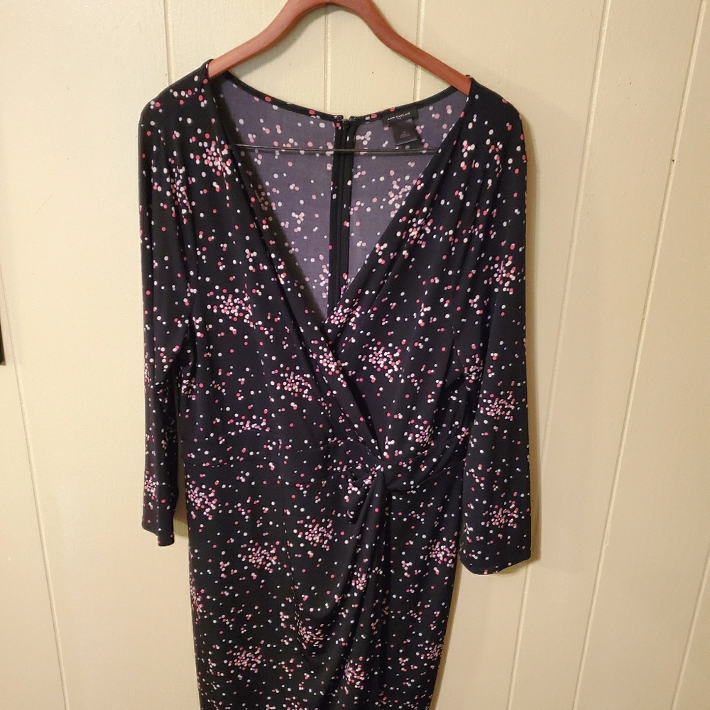 Fun, Polkadot, 3/4 Sleeve Ann Taylor Dress